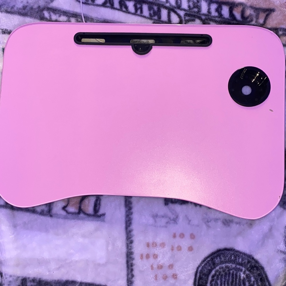 Pink Bed leg desk